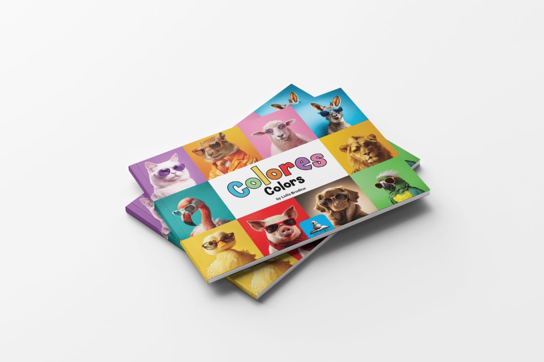 Los Colores bilingual book cover